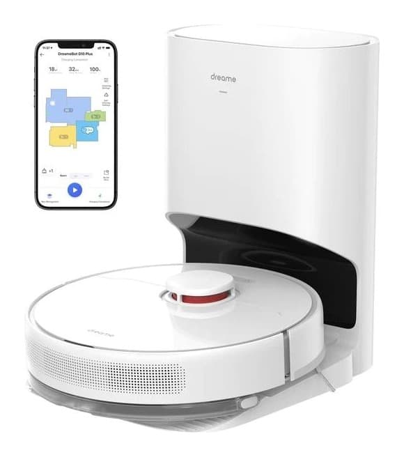 Dreame D10 Plus Otomatik Çöp Boşaltma İstasyonlu Robot Süpürge Görsel 1