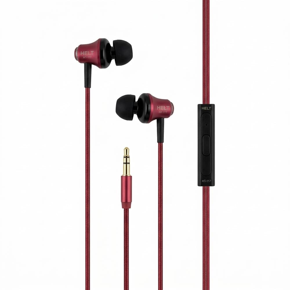 Helt HT-117 Mikrofonlu Kablolu Kulak İçi Kulaklık Görsel 1