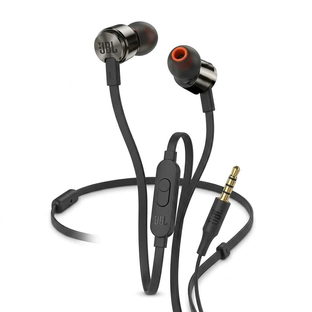 JBL T210 Pure Bass Metalik Gövdeli Mikrofonlu Kulak İçi Kulaklık Görsel 1