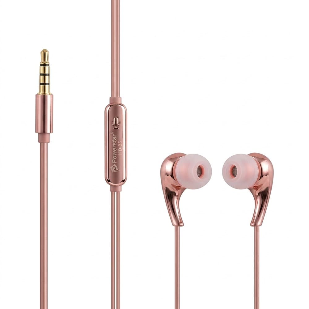 Powerstar HD-25 Mikrofonlu Kablolu Kulak İçi Kulaklık Görsel 1