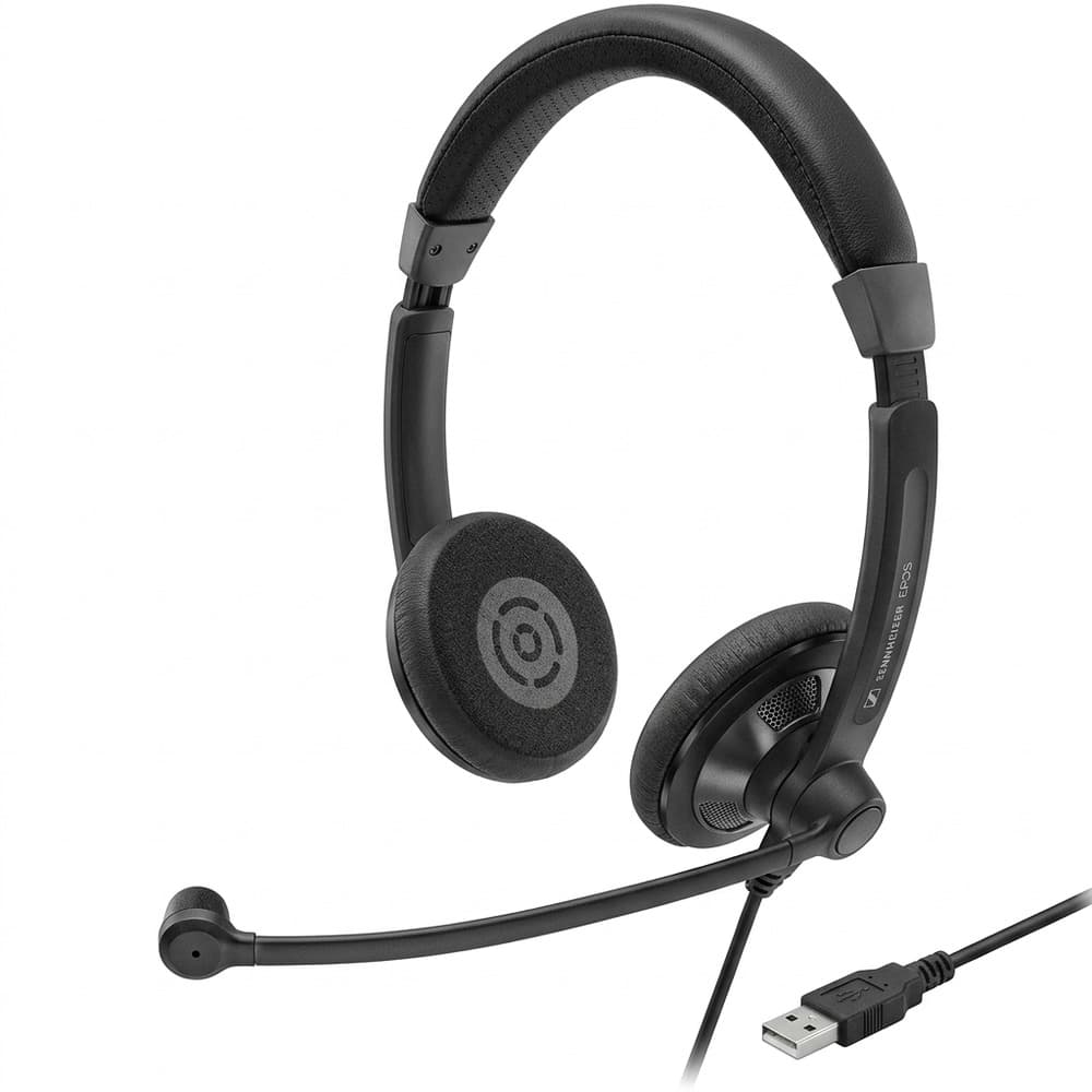 Sennheiser SC 75 USB CTRL Stereo Profesyonel Ofis Kulaklığı Görsel 1