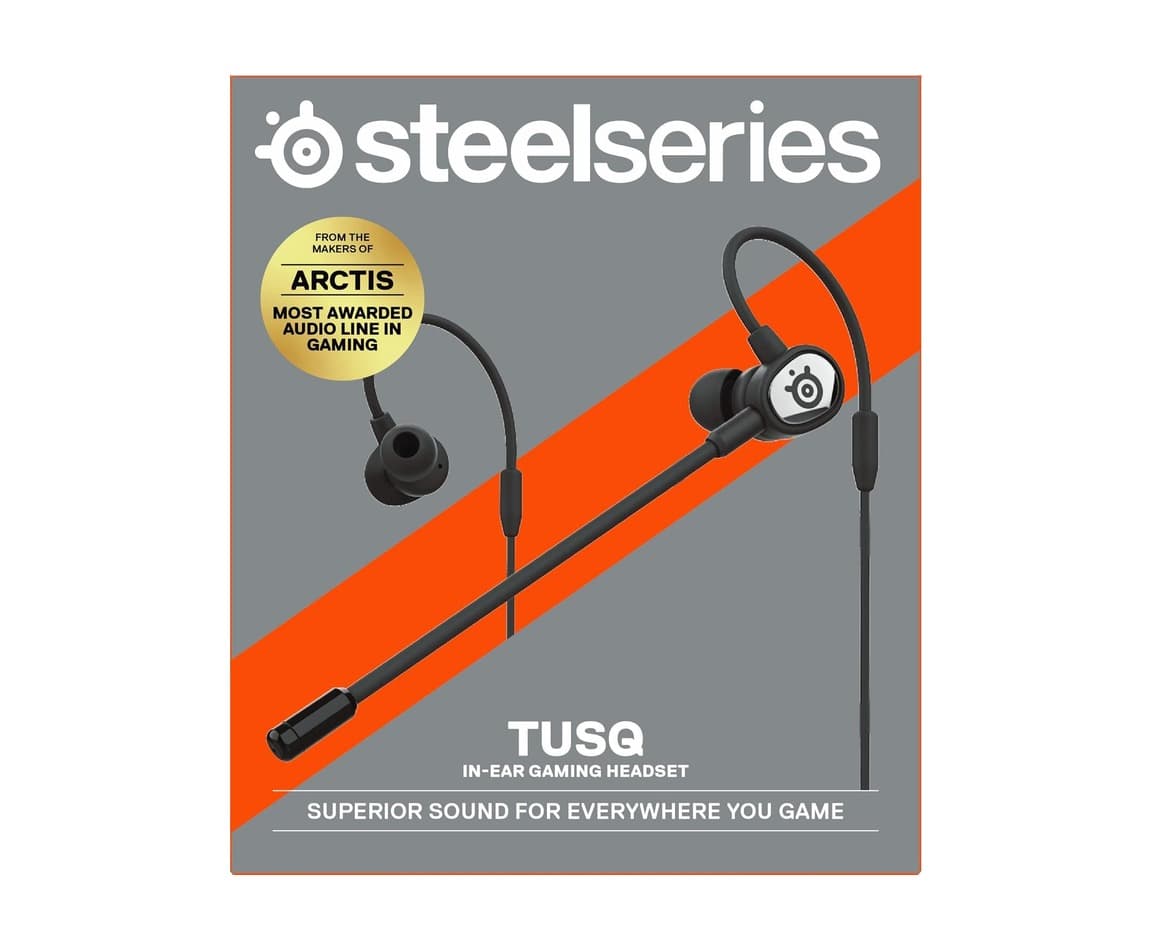 SteelSeries Tusq Çift Mikrofonlu Profesyonel Gaming Kulak İçi Kulaklık Görsel 1