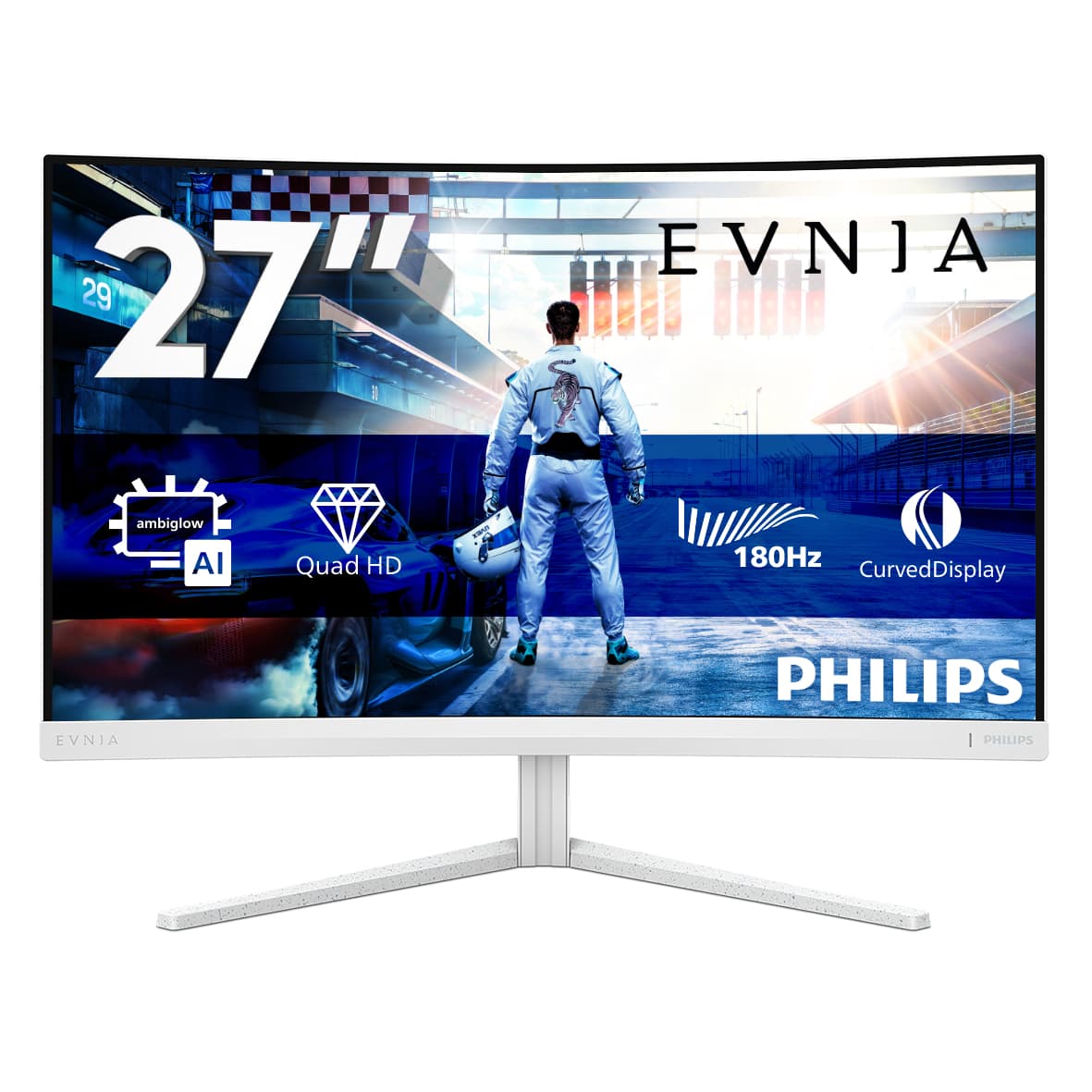 Philips Evnia 27M2C5501/00 27 inç 180Hz 0.5ms 1500R WQHD Kavisli Monitör