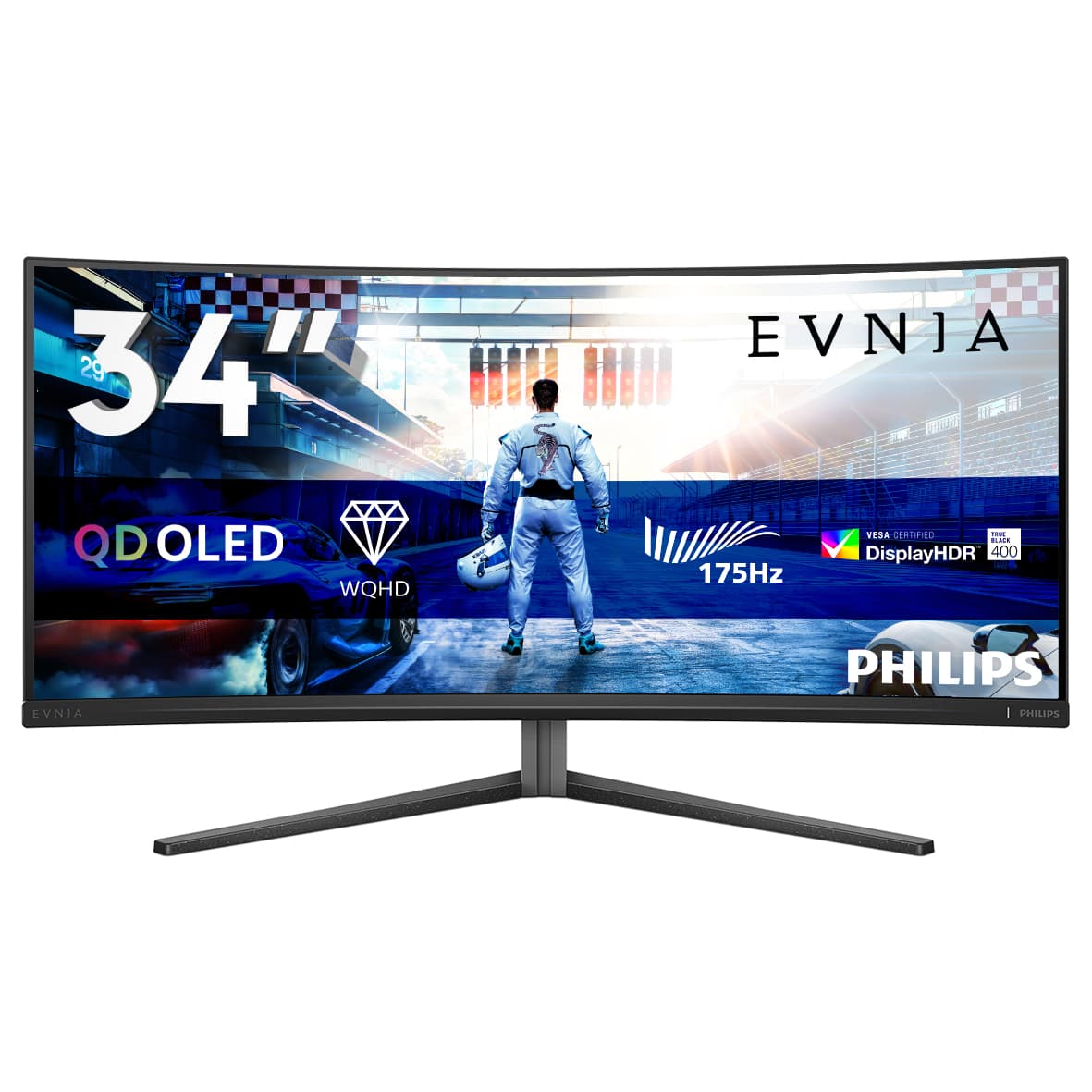 Philips Evnia 34M2C6500/00 34 inç 175Hz UWQHD 1800R QD-OLED Monitör