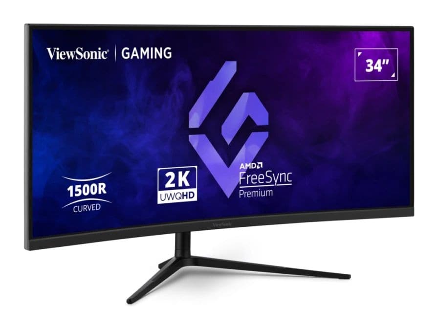 ViewSonic VX3418C-2K 34 inç 180Hz 1ms 1500R UWQHD Kavisli Gaming Monitör Görsel 1