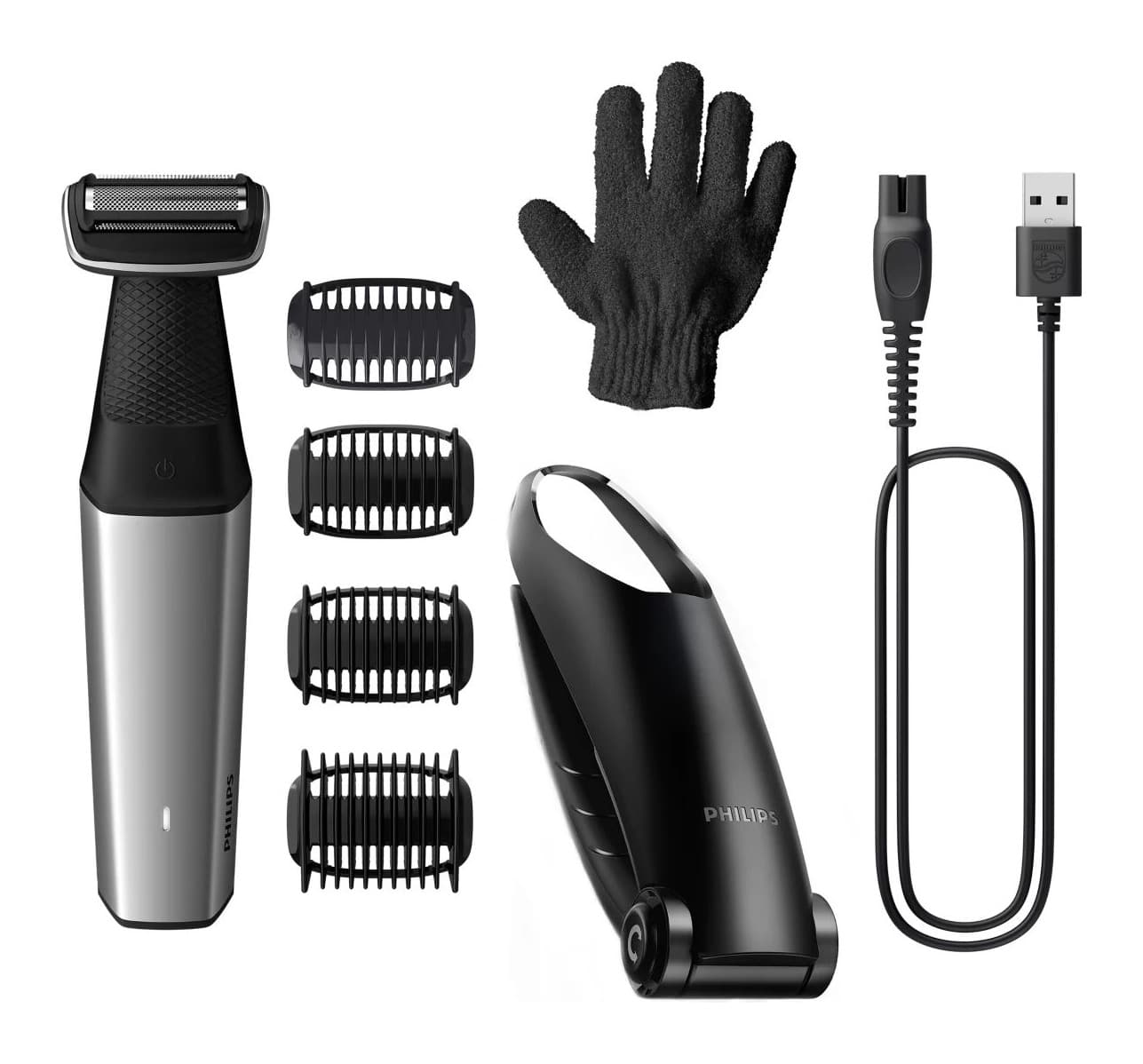 Philips Bodygroom Series 5000 BG5021/16 Sırt Eklentili Vücut Bakım Kiti Görsel 1