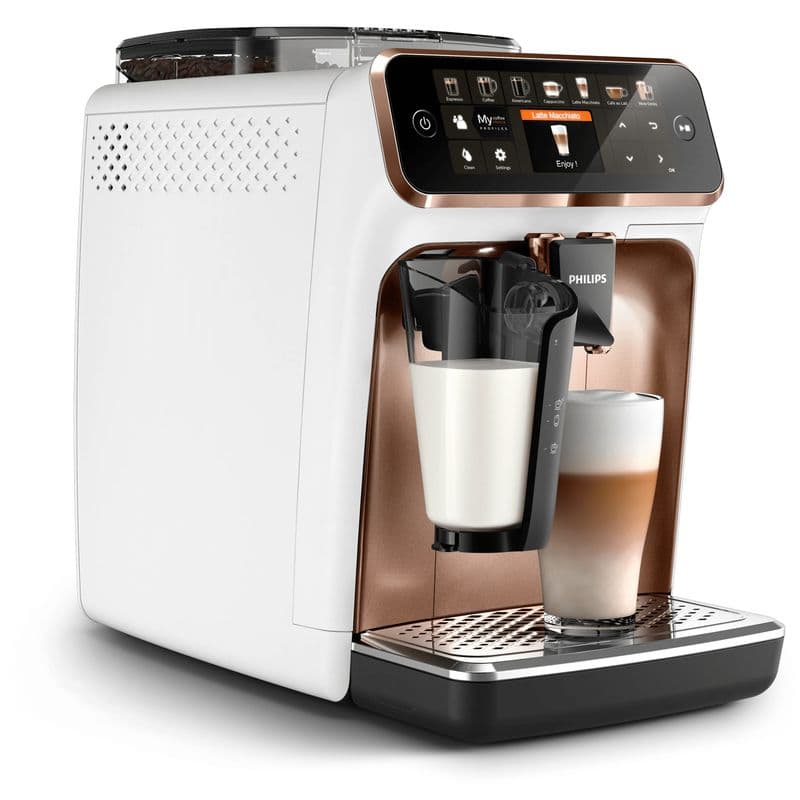 Philips 5400 Serisi LatteGo EP5443/70 Tam Otomatik Espresso & Kahve Makinesi (Beyaz)