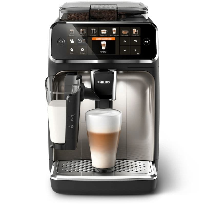 Philips 5400 Serisi LatteGo EP5447/90 Tam Otomatik Espresso Makinesi (Krom)