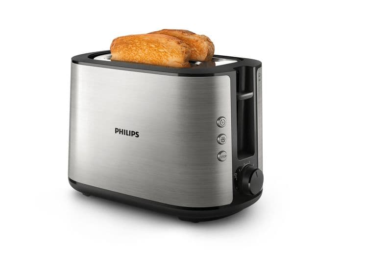 Philips Viva Collection HD2650/90 950W Paslanmaz Çelik Ekmek Kızartma Makinesi