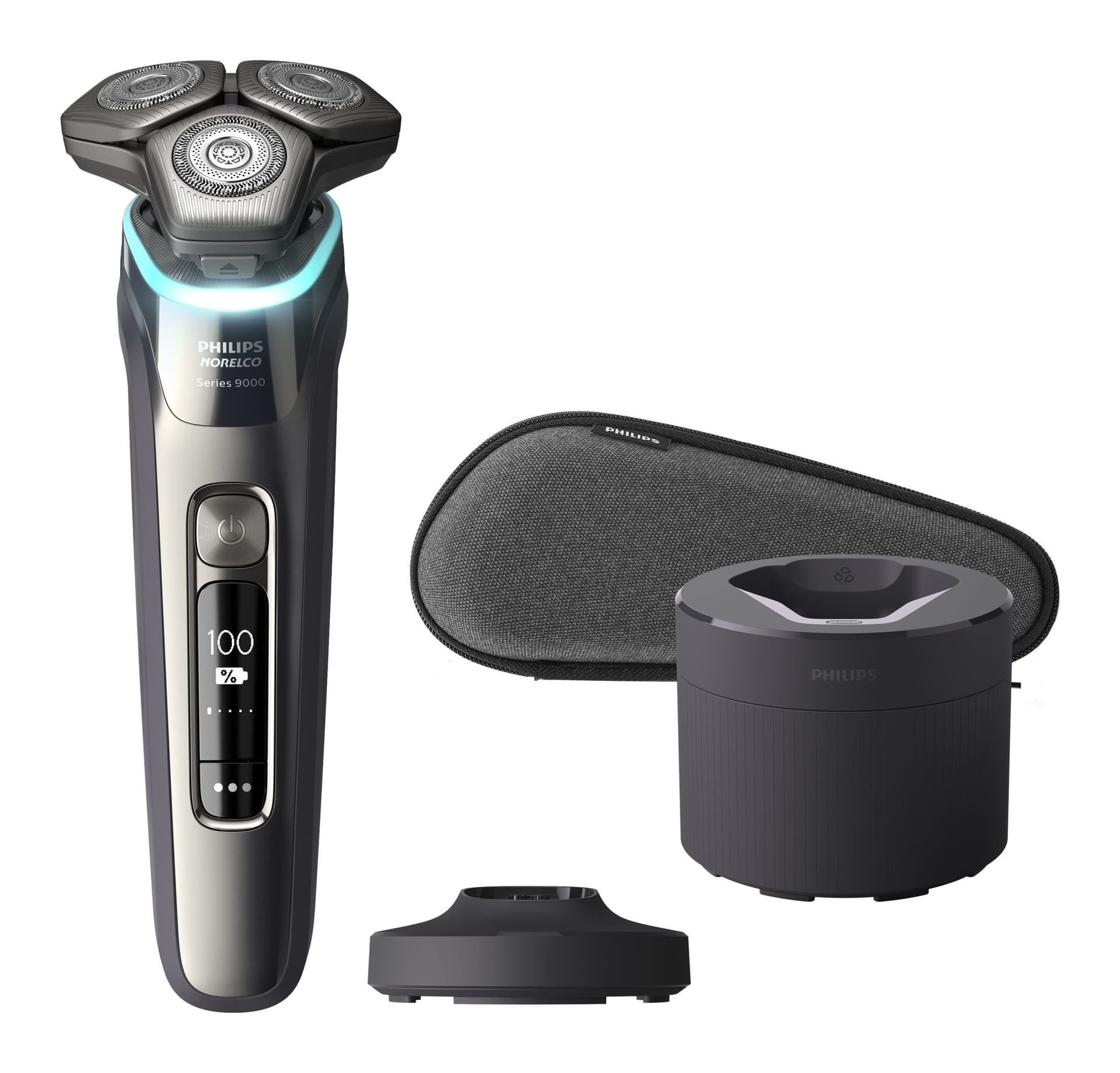 Philips Norelco Shaver 9800 S9987/85 Basınç Korumalı Tıraş Makinesi & Şarj Ünitesi Görsel 1