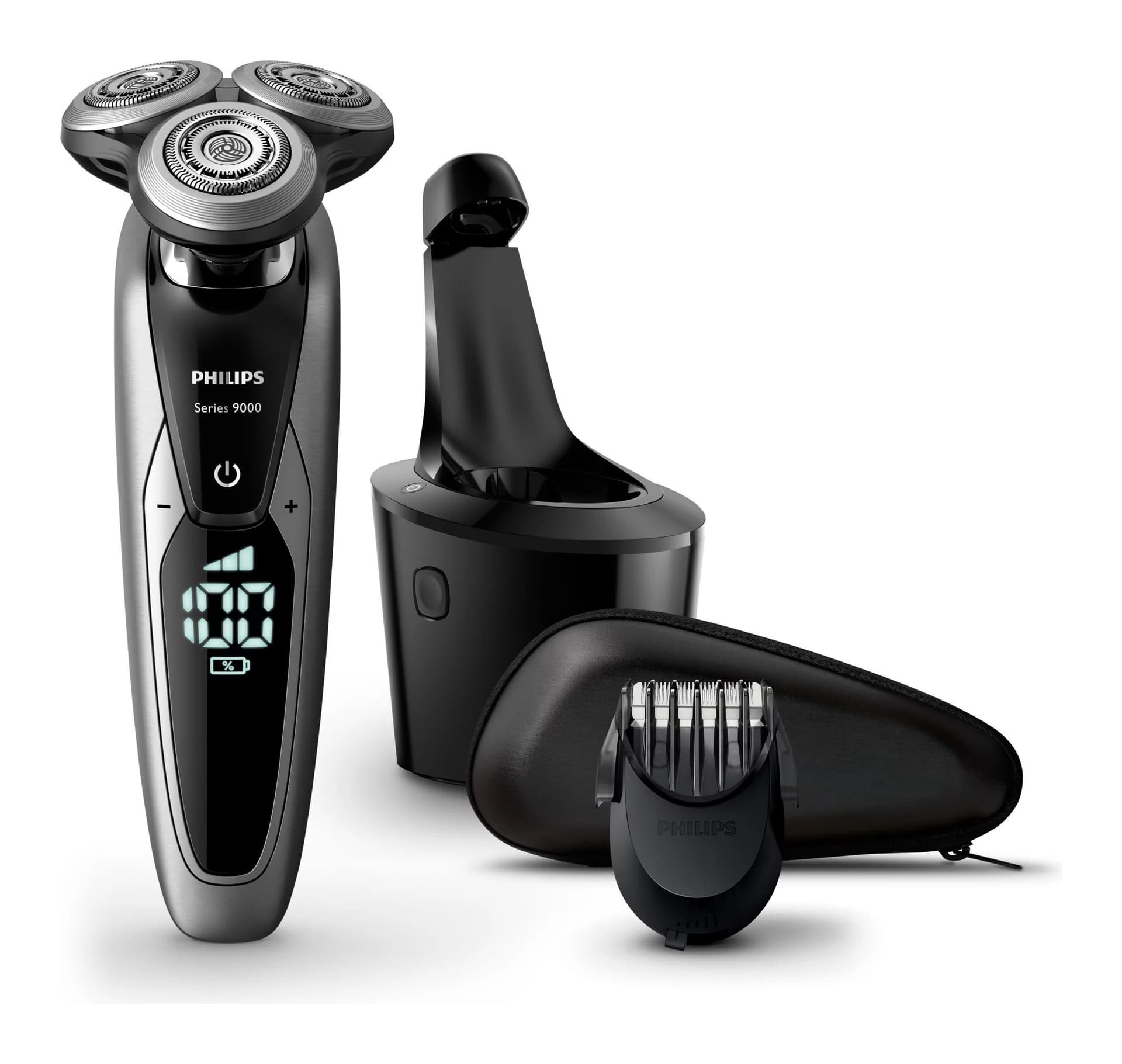 Philips Shaver Series 9000 S9711/31 Islak Kuru Tıraş Makinesi & SmartClean Görsel 1