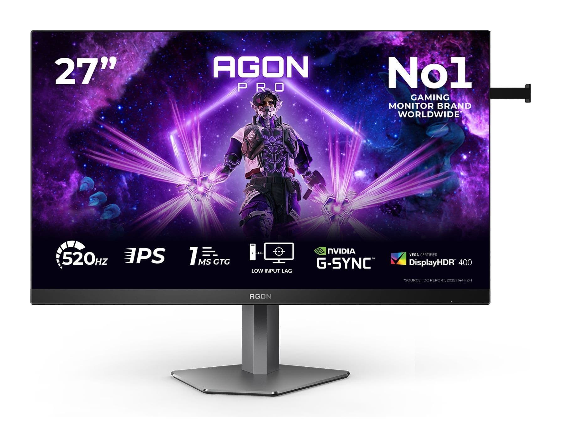 AOC Agon Pro AG276FK 27 inç 520Hz 0.5ms FHD Fast IPS Gaming Monitör Görsel 1