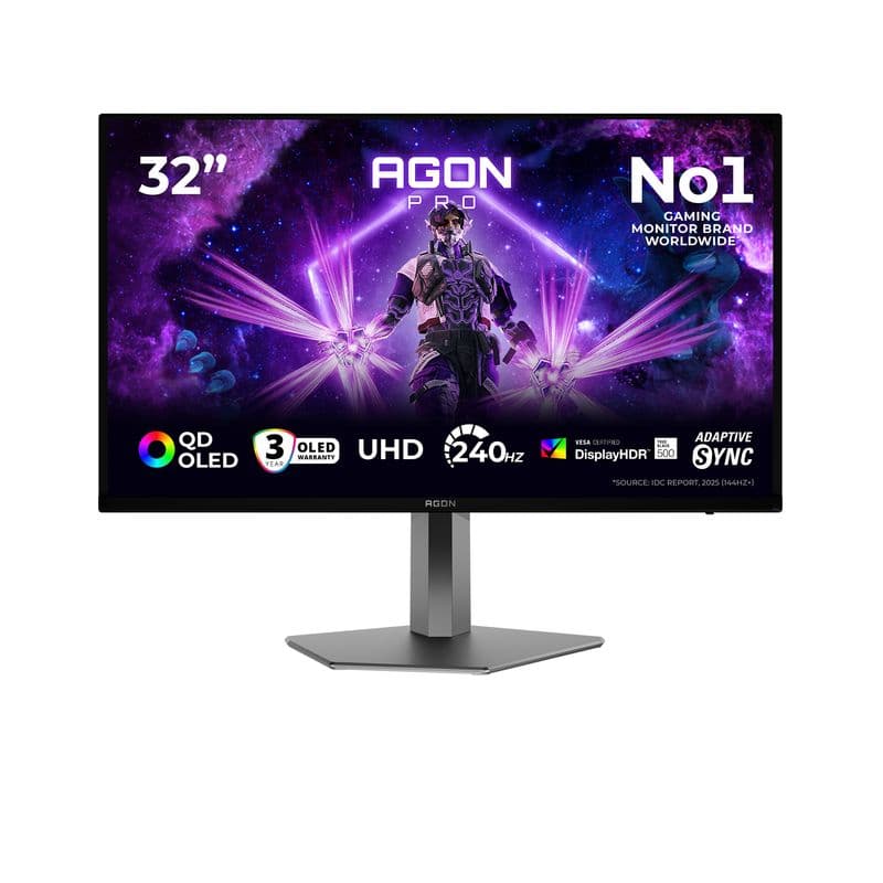 AOC AGON PRO AG326UZD2 32 inç 240Hz 4K QD-OLED Gaming Monitör