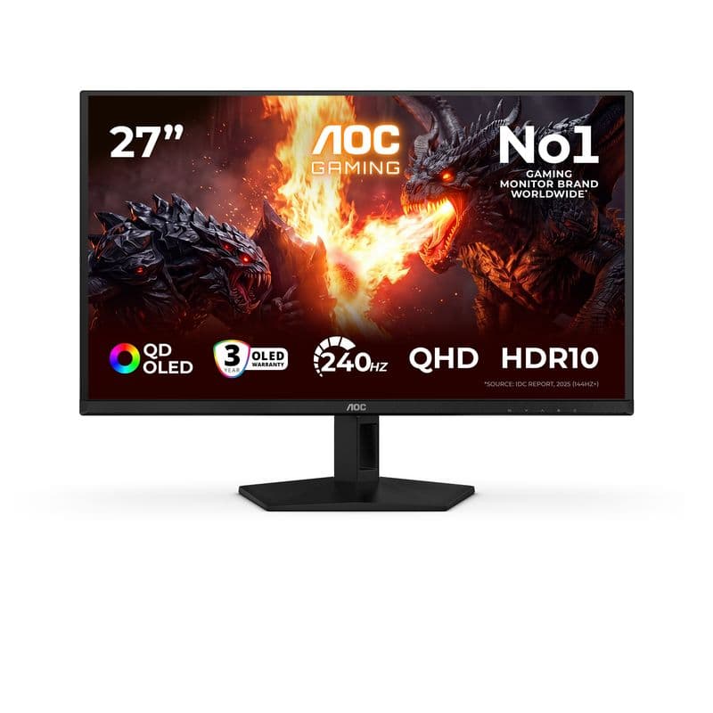 AOC Q27G41ZDF 26.5 inç 240Hz 0.03ms WQHD OLED Gaming Monitör