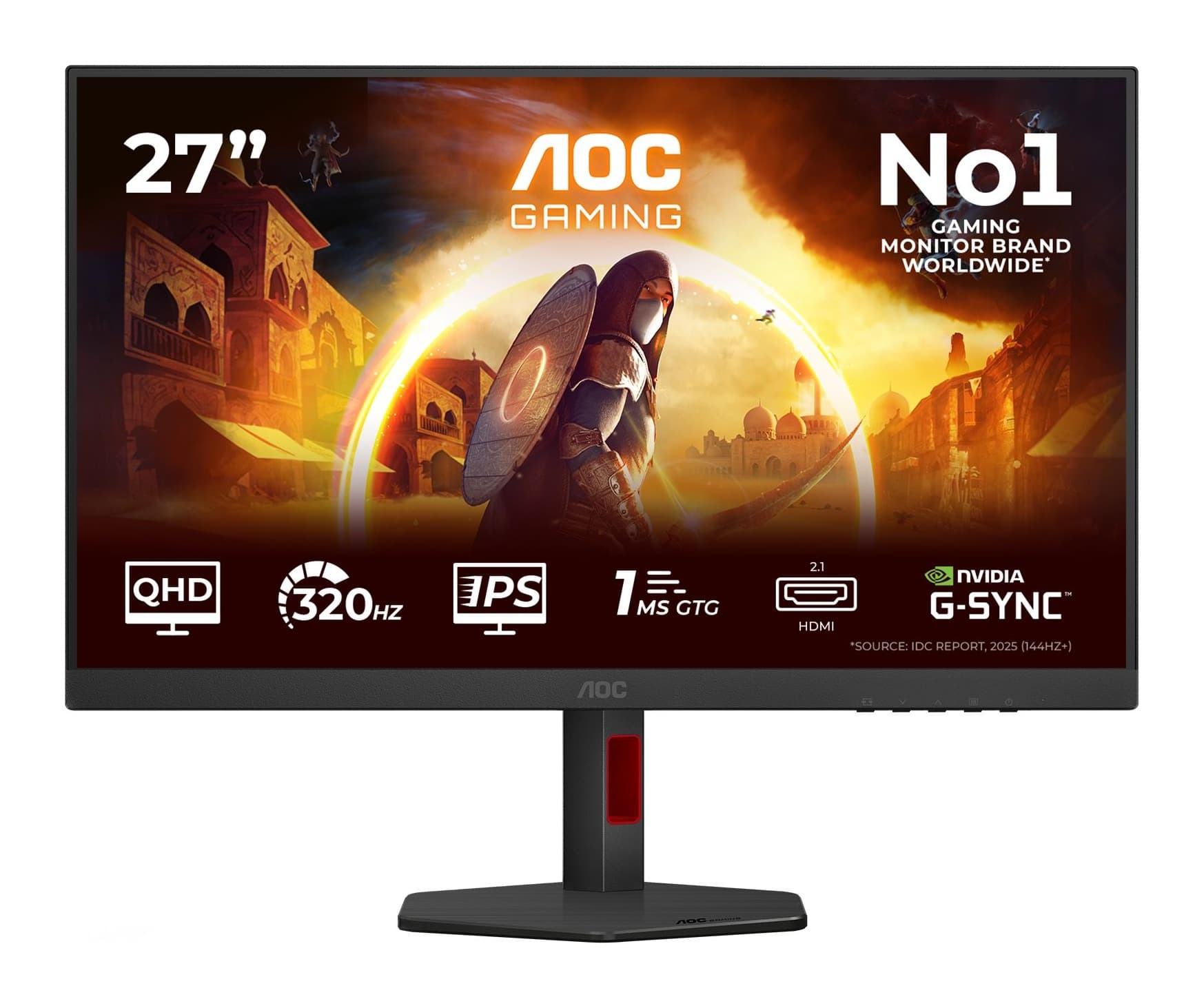 AOC Q27G4SRU 27 inç 320Hz 1ms WQHD Fast IPS Gaming Monitör Görsel 1
