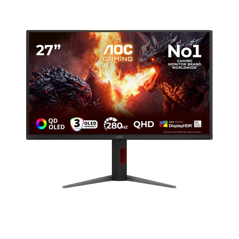 AOC Q27G4ZD 27 inç 280Hz 0.03ms WQHD OLED Gaming Monitör