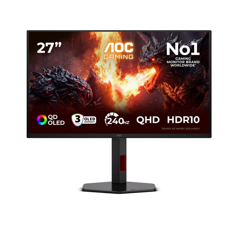 AOC Q27G4ZDR 27 inç 240Hz 0.03ms WQHD OLED Gaming Monitör