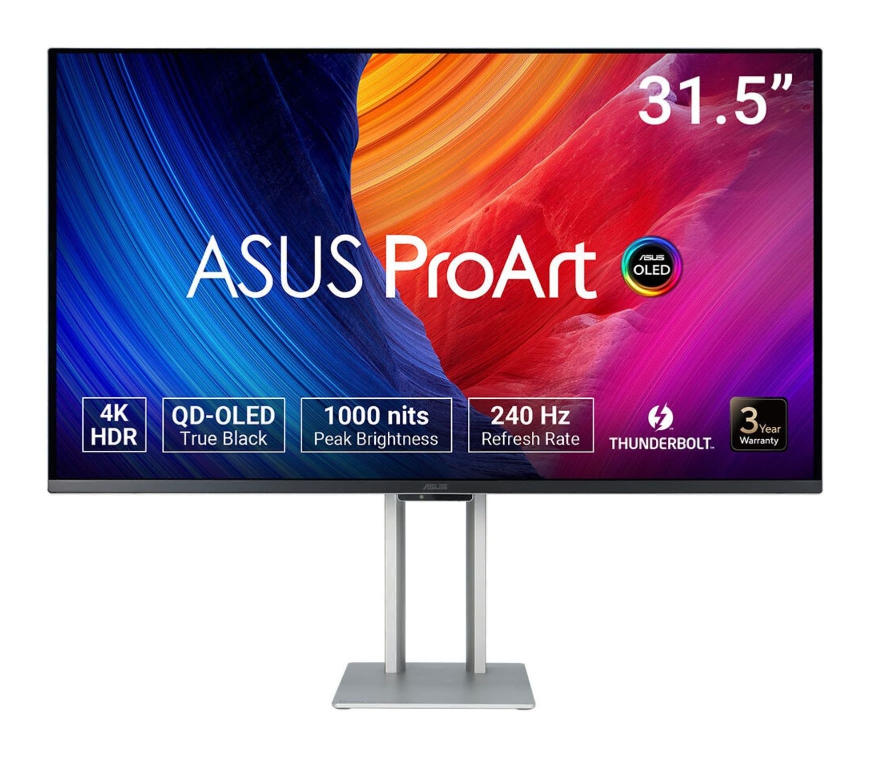 Asus ProArt OLED PA32UCDM 32 inç 240Hz 4K UHD QD-OLED Referans Monitör Görsel 1