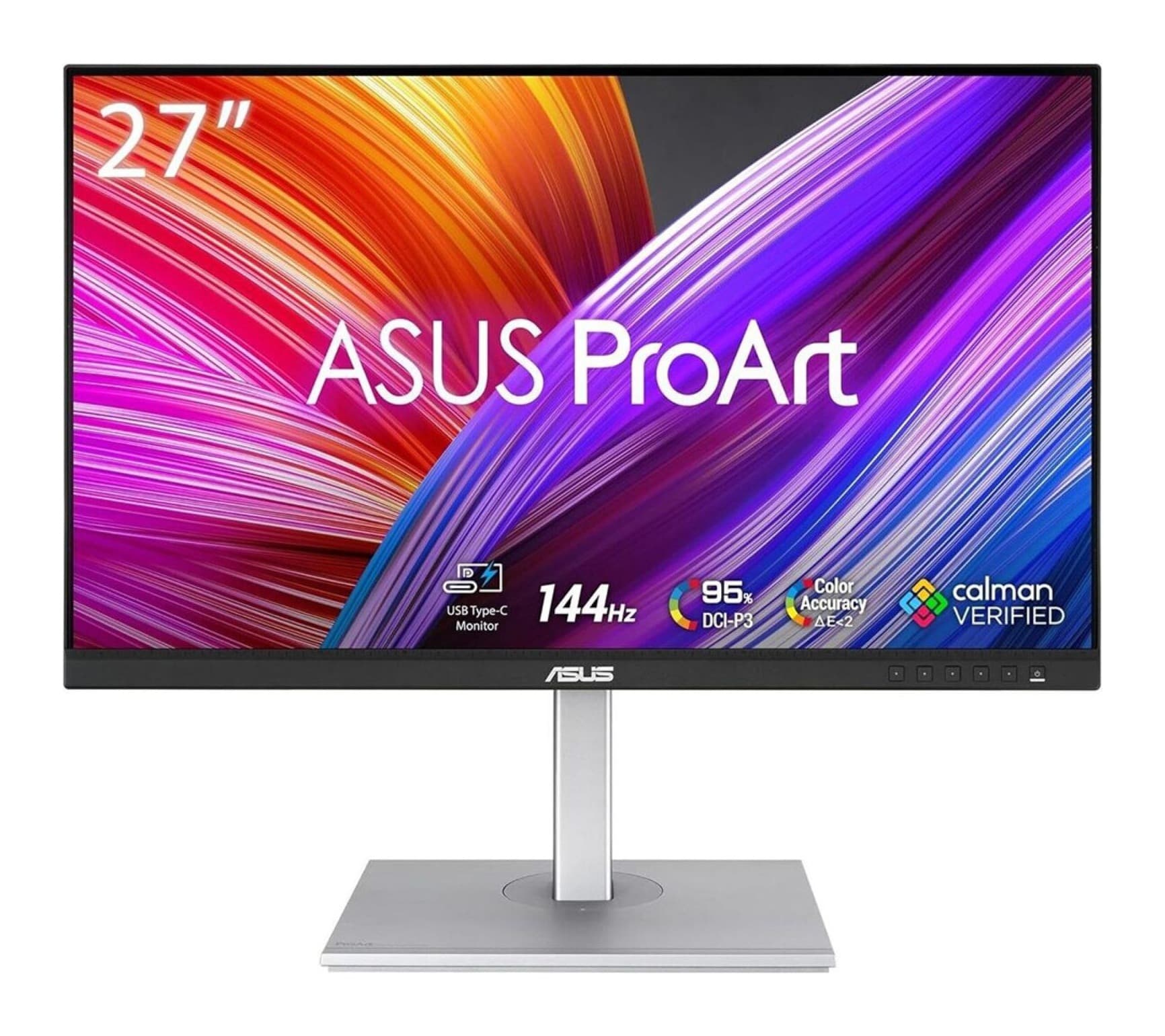Asus ProArt PA278CGV 27 inç 144Hz WQHD IPS USB-C (90W PD) Calman Monitör Görsel 1