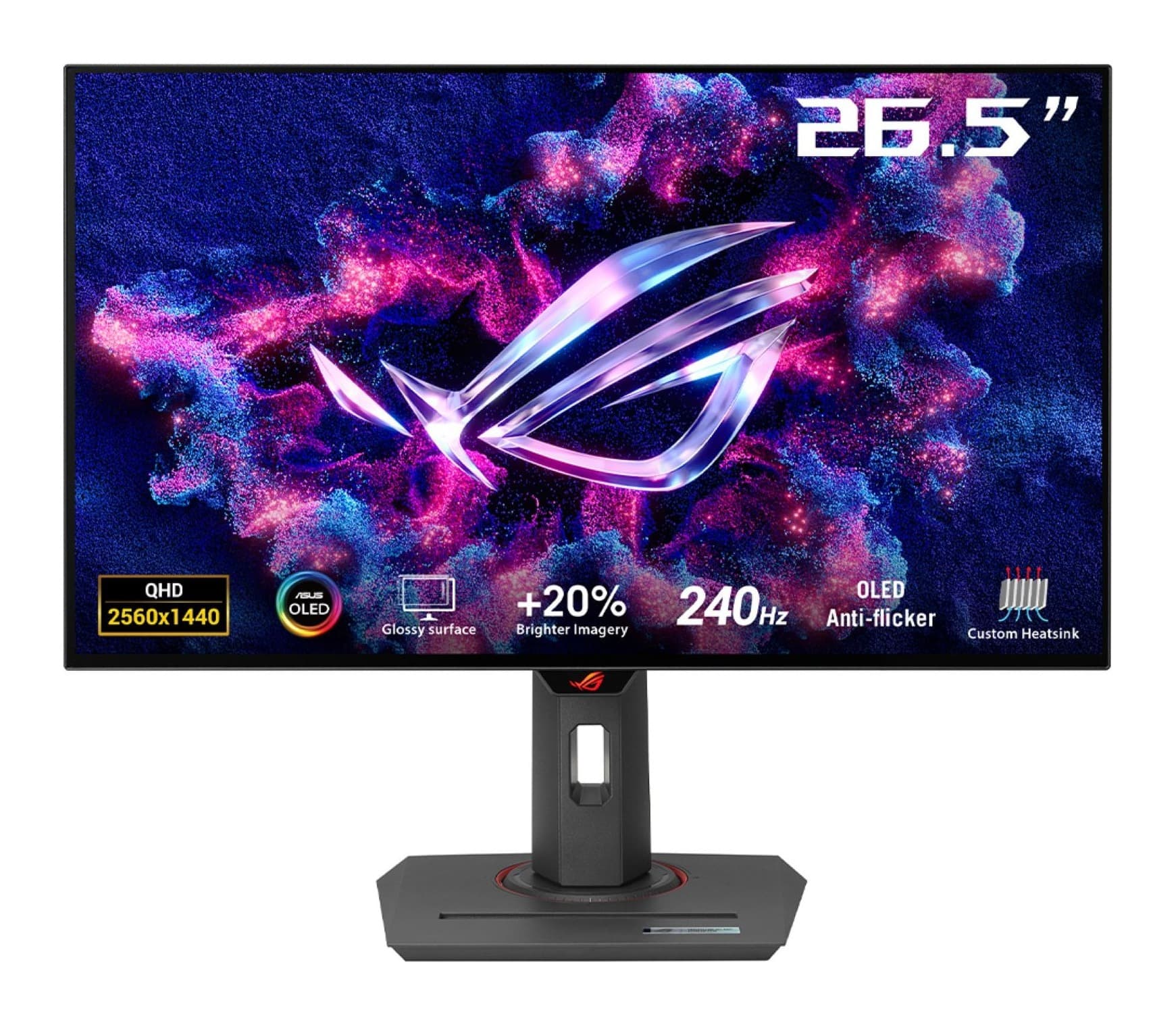 Asus ROG Strix OLED XG27AQDMG Gen2 27 inç 240Hz WQHD WOLED Monitör Görsel 1