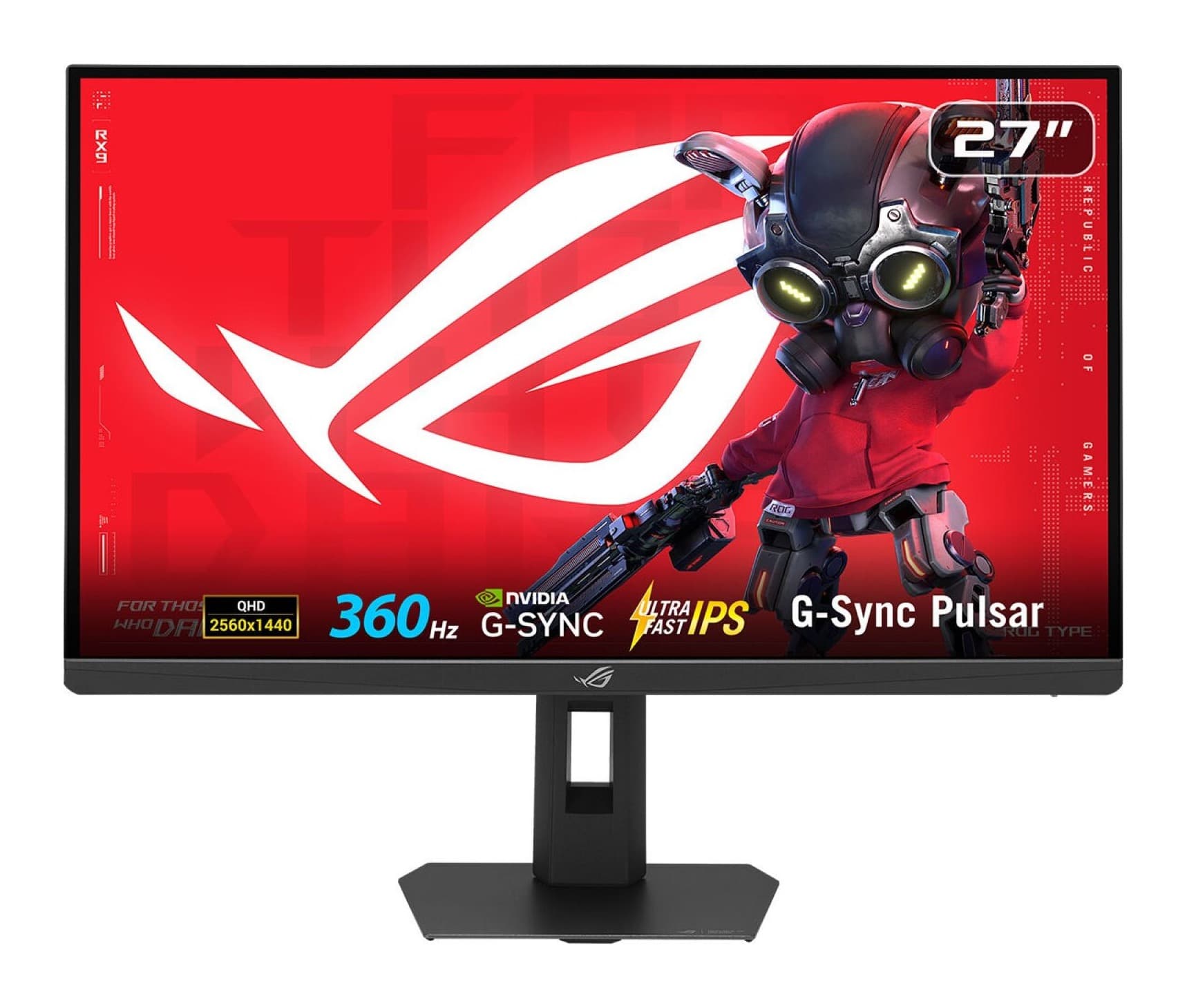 Asus ROG Strix Pulsar XG27AQNGV 27 inç 360Hz WQHD Fast IPS Monitör Görsel 1