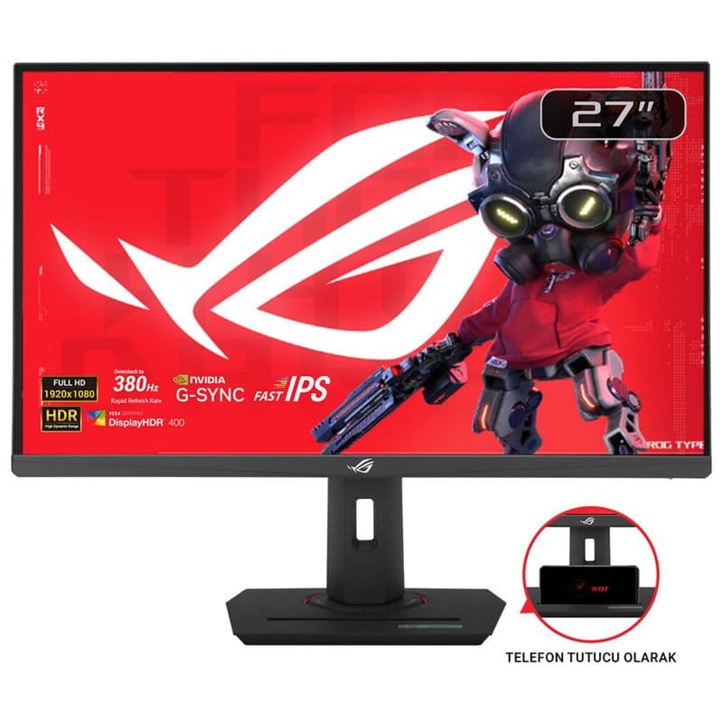Asus ROG Strix XG279CNS 27 inç 380Hz 0.3ms Fast IPS Gaming Monitör