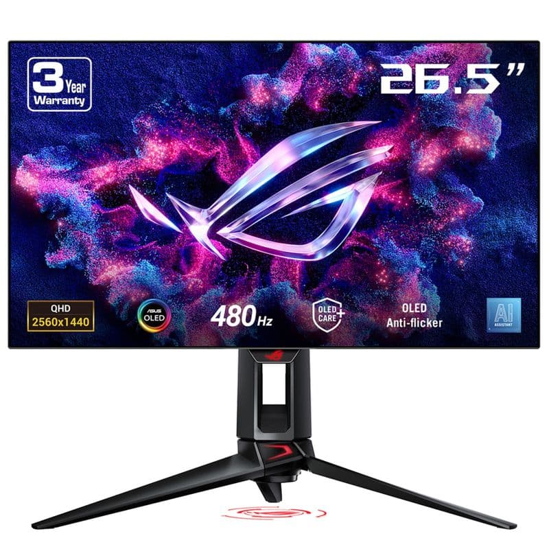 Asus ROG Swift OLED PG27AQDP 27 inç 480Hz 0.03ms WQHD Gaming Monitör