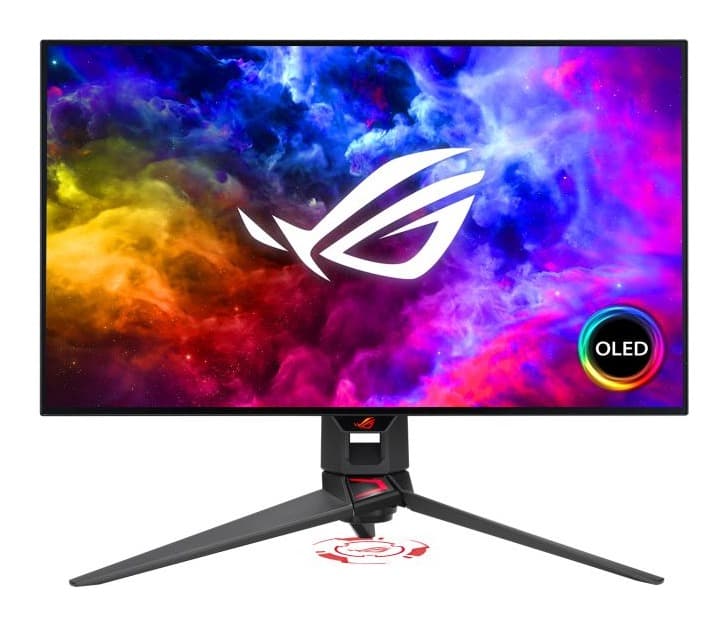 Asus ROG Swift PG27AQDM 27 inç 240Hz 0.03ms WQHD OLED Gaming Monitör Görsel 1