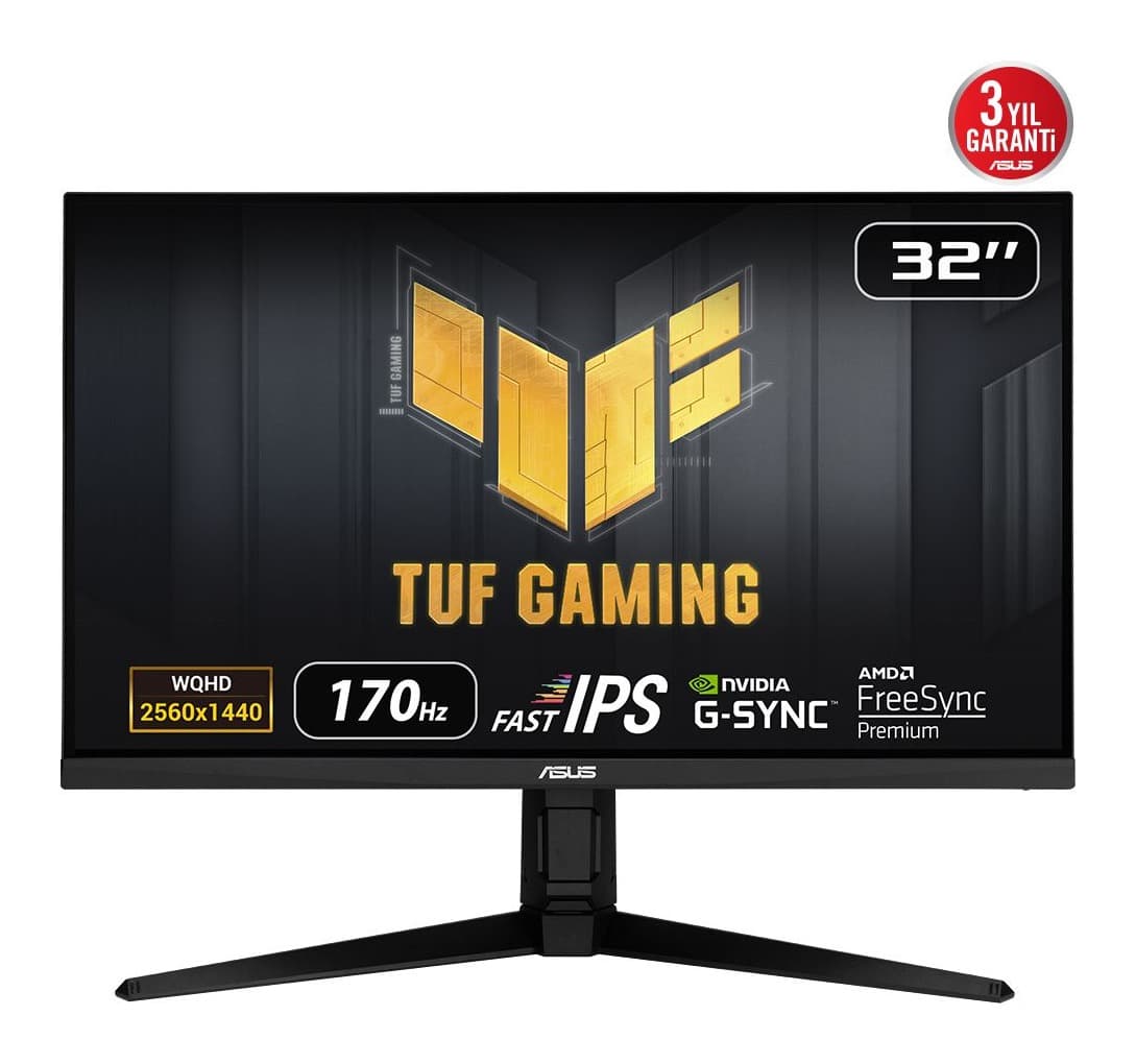 Asus TUF Gaming VG32AQL1A 31.5 inç 170Hz 1ms WQHD Fast IPS Monitör Görsel 1