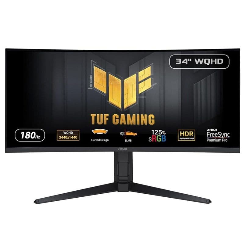 Asus TUF Gaming VG34VQL3A 34 inç 180Hz 1ms 1500R UWQHD Gaming Monitör