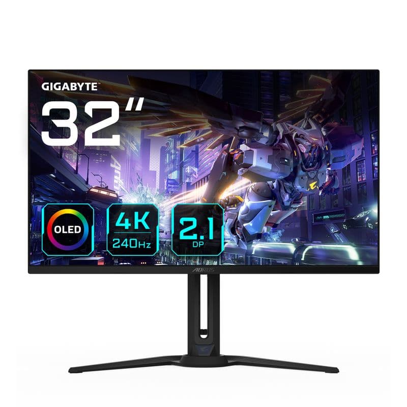 Gigabyte AORUS FO32U2P 32 inç 240Hz 0.03ms 4K UHD QD-OLED DP 2.1 Gaming Monitör