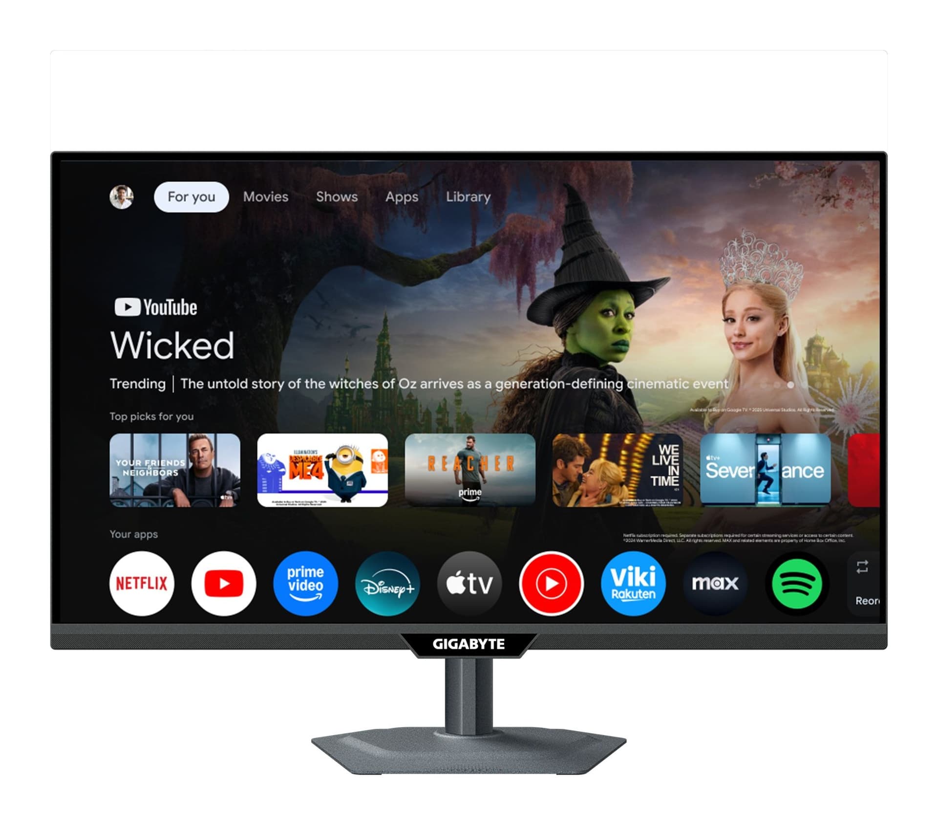 Gigabyte M27QS 27 inç 180Hz 1ms WQHD KVM IPS Gaming Monitör Görsel 1