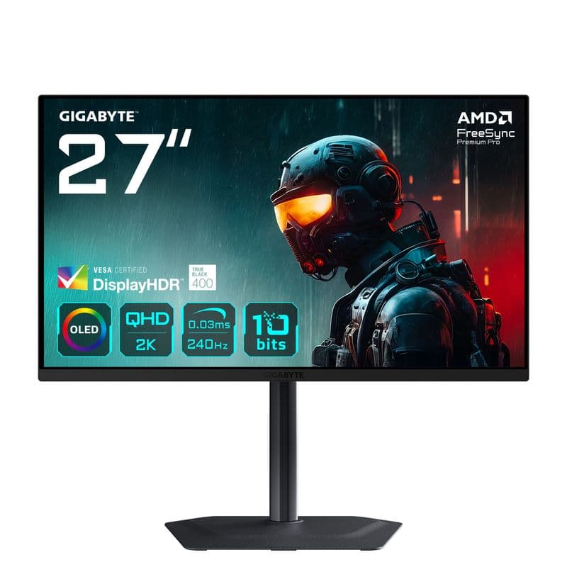 Gigabyte MO27Q2 27 inç 240Hz WQHD QD-OLED Monitör