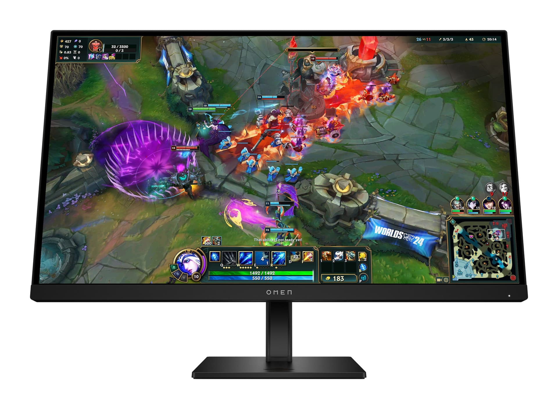 HP Omen 27qs G2 (AW3V0E9) 27 inç 280Hz 1ms WQHD IPS Gaming Monitör Görsel 1