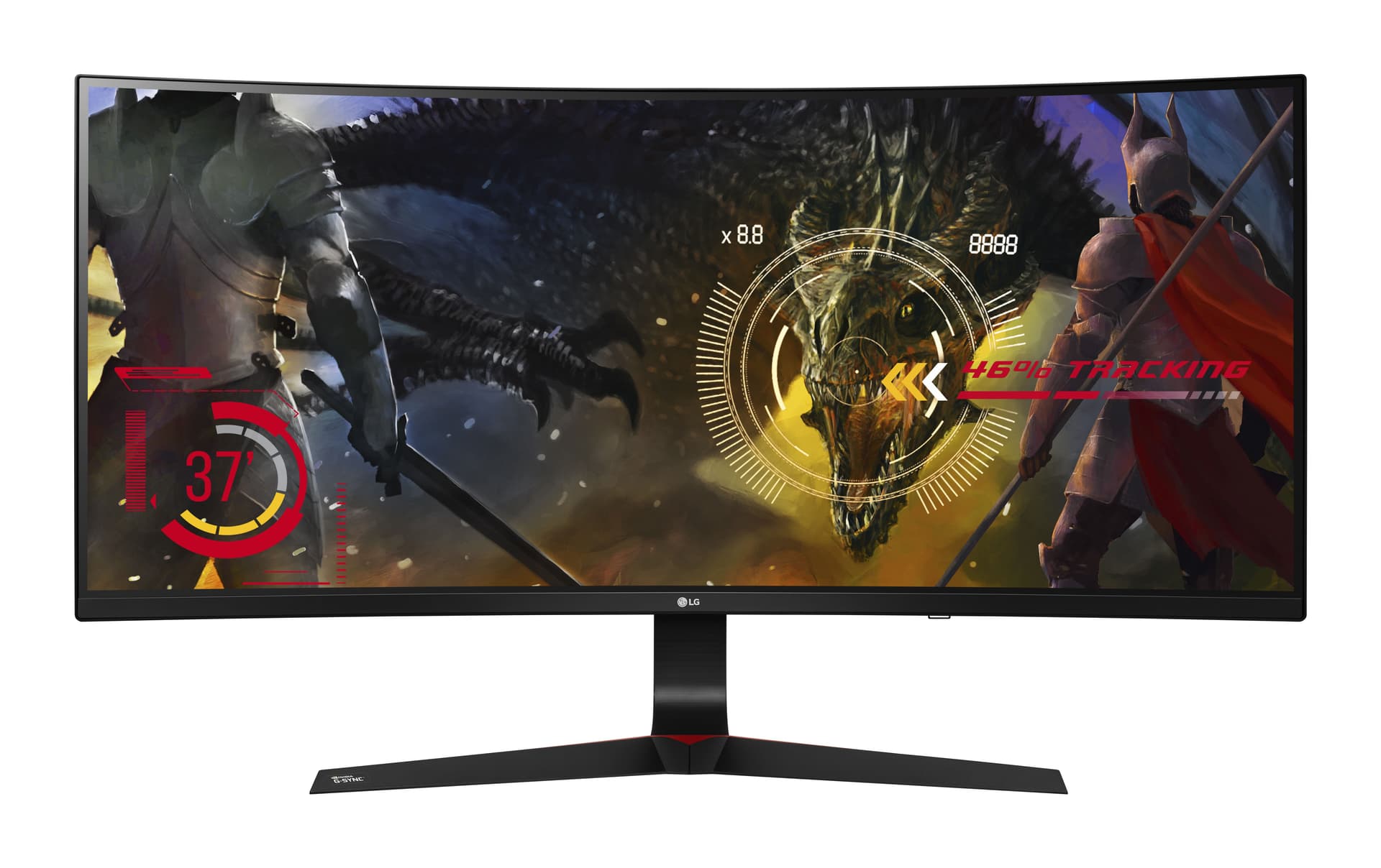 LG 34UC89G-B 34 inç 166Hz 1ms Curved WFHD G-Sync UltraWide Gaming Monitör Görsel 1