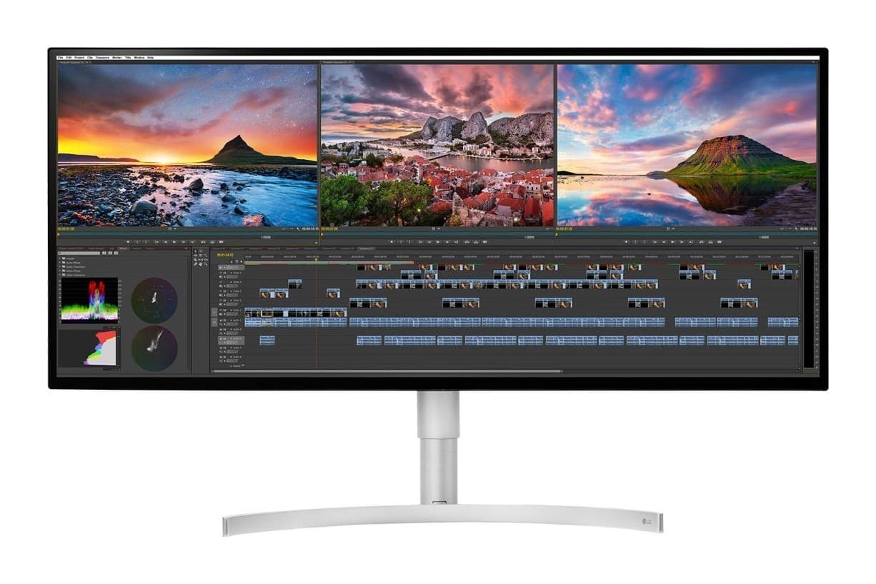 LG 34WK95U-W 34 inç 5K2K UltraWide Nano IPS Thunderbolt 3 Profesyonel Monitör Görsel 1