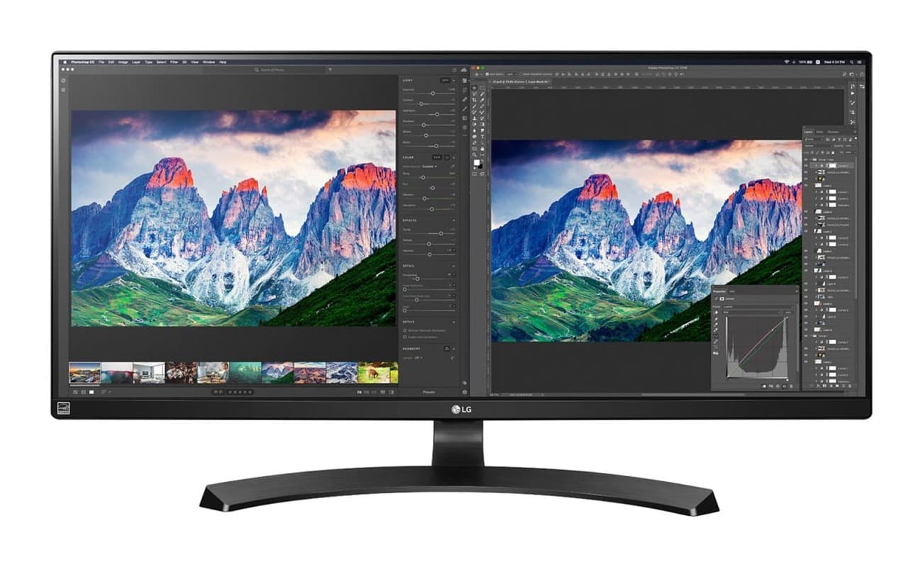 LG 34WL750-B 34 inç WQHD IPS HDR10 UltraWide Düz Monitör Görsel 1