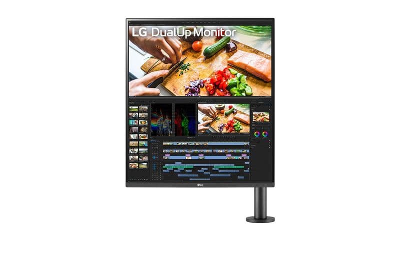 LG DualUp 28MQ780-B 27.6 inç SDQHD 16:18 Ergo Stand Nano IPS Monitör