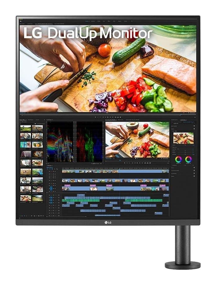LG DualUp 28MQ780-B 27.6 inç SDQHD 16:18 Ergo Stand Nano IPS Monitör Görsel 1