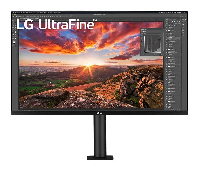 LG UltraFine 32UN880-B 31.5 inç 4K UHD Ergo Stand USB-C IPS Monitör Görsel 1