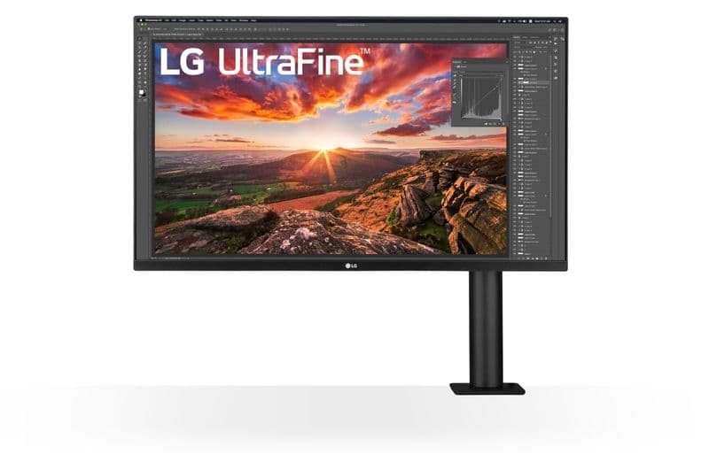 LG UltraFine 32UN880P-B 31.5 inç 4K UHD Ergo Stand USB-C IPS Monitör