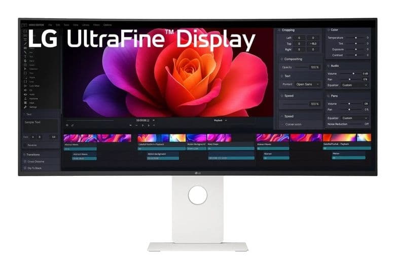 LG UltraFine 40U990A-W 40 inç 120Hz 5K UWUHD Nano IPS Kavisli Monitör
