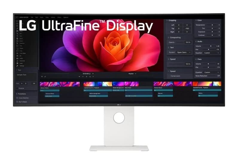 LG UltraFine 40U990A-W 40 inç 120Hz 5K UWUHD Nano IPS Kavisli Monitör Görsel 1