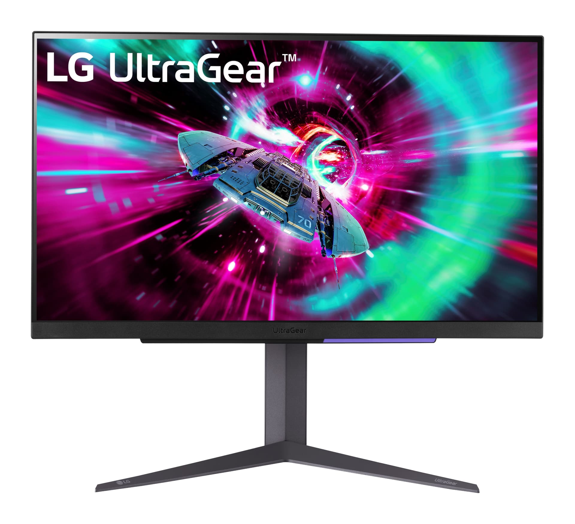 LG UltraGear 27GR93U-B 27 inç 144Hz 4K UHD IPS HDMI 2.1 Gaming Monitör Görsel 1