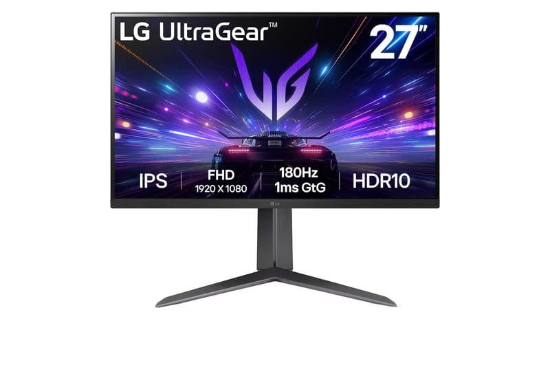 LG UltraGear 27GS65F-B 27 inç 180Hz 1ms IPS FHD HDR10 Pivot Gaming Monitör