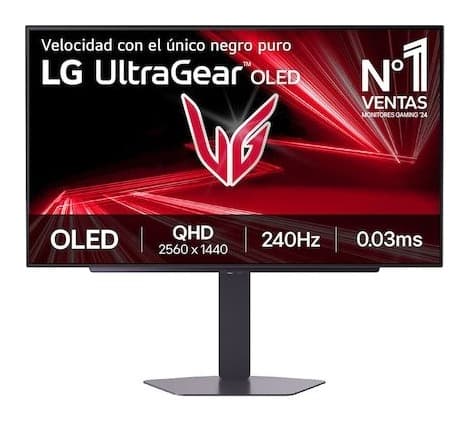LG UltraGear 27GX704A-B 27 inç 240Hz 0.03ms WQHD OLED Monitör Görsel 1