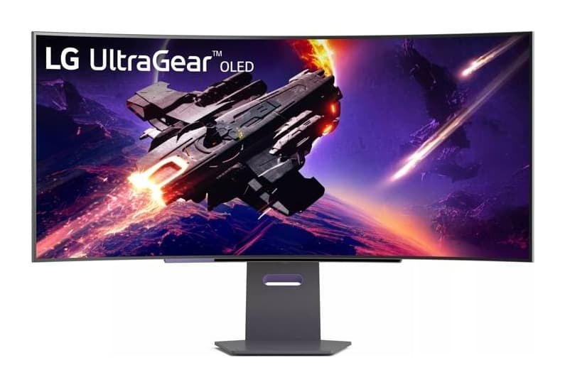LG UltraGear 45GS95QE-B 44.5 inç 240Hz 0.03ms WQHD 800R Curved OLED Gaming Monitör Görsel 1