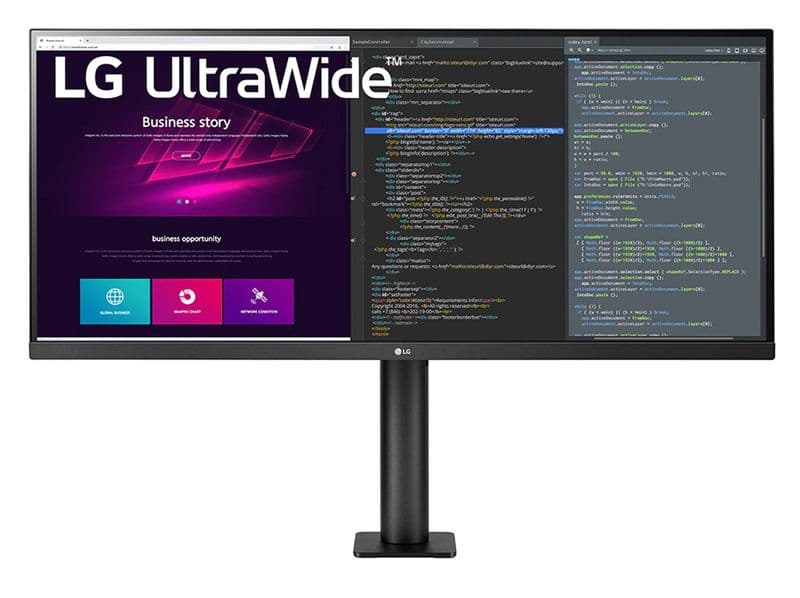 LG UltraWide 34WN780-B 34 inç WQHD IPS Ergo Stand Hoparlörlü Monitör