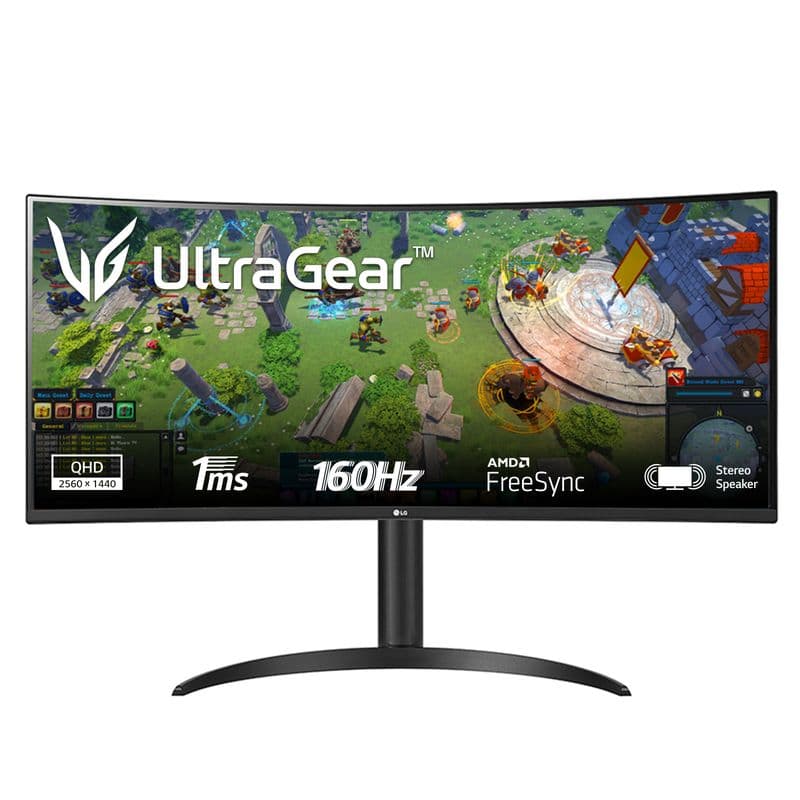 LG UltraWide 34WP65C-B 34 inç 160Hz 1ms WQHD Curved Hoparlörlü Monitör