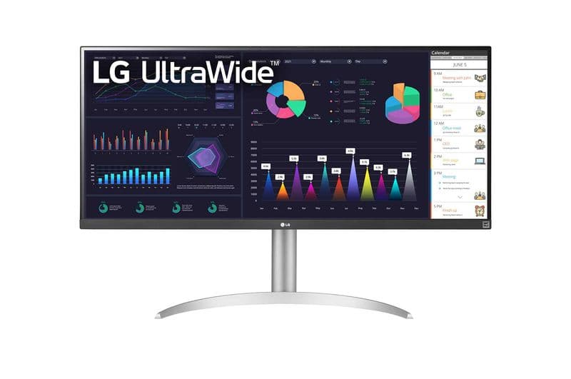LG UltraWide 34WQ650-W 34 inç 100Hz 21:9 WFHD IPS USB-C DisplayHDR 400